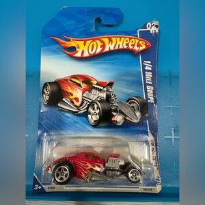 Hot Wheels Red Flame Coupe Toy Car